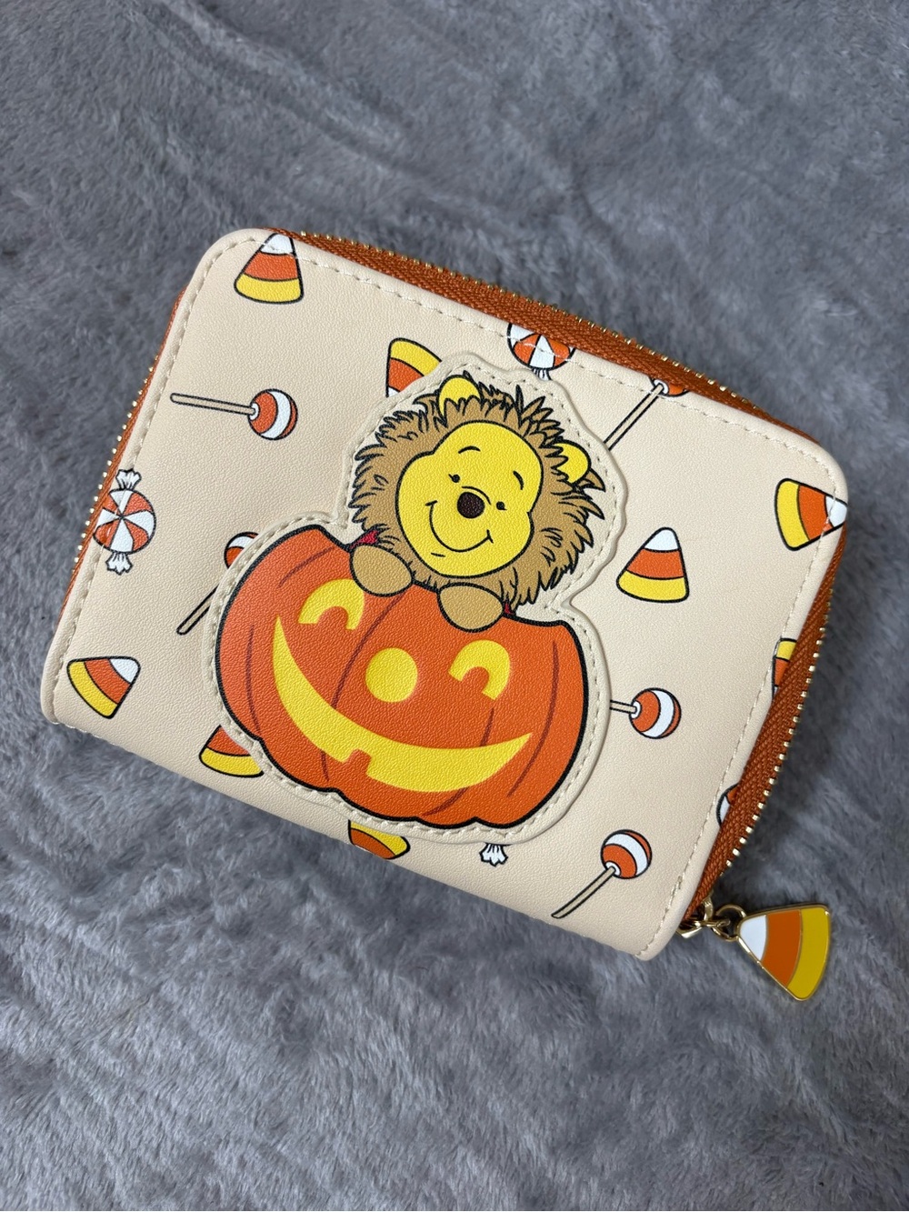 Disney Winnie the Pooh Pumpkin Wallet - Beige & Orange